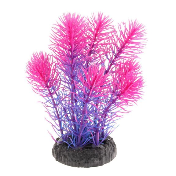 Simulation Aquatic Plant Aquarium Fish Tank Landscape for saltwater and freshwater Tank Decor Pink