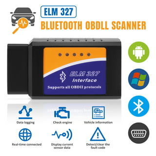 OBD2 ELM327 bluetooth BT interface. (1LM)