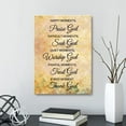 thumbnail image 3 of Happy Moments Praise God Wall Art,Christian Canvas Wall Decor,Religious Bible Verse Wall Art,Scripture Wall Decor for Christian Home Office Church, 3 of 6