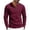 #06 Wine 【Mix, Match & Rotate: Stock Up on Daily Colors】, variant on Men's Stand Collar Casual Top T-Shirt Long Sleeve Button Down Breathable Solid Color Relaxed Fit Men's T-Shirts Casual Button Up Outfit Work Travel Streetwear Fashion Essential