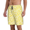 thumbnail image 2 of Naloa Daisies Flowers Men's Beach Shorts, Surfing shorts, Swim trunks, Quick Dry Swim Trunks for Surfing Beach Fun - X-Large, 2 of 9