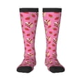 thumbnail image 2 of Lsque Strawberry Cake Printed Crew Socks Men's Women's LightWeight Thin Casual Calf Socks ,Knee High Socks,Cotton Socks, 2 of 9