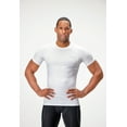 thumbnail image 5 of DEVOPS 3 Pack Men's Athletic Short Sleeve Compression Shirts (X-Large, White/White/White), 5 of 5