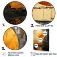 thumbnail image 3 of Designart "Planetary Perspectives: Jupiter'S Topaz Titan" Our Solar System Floater Framed Wall Decor, 3 of 5