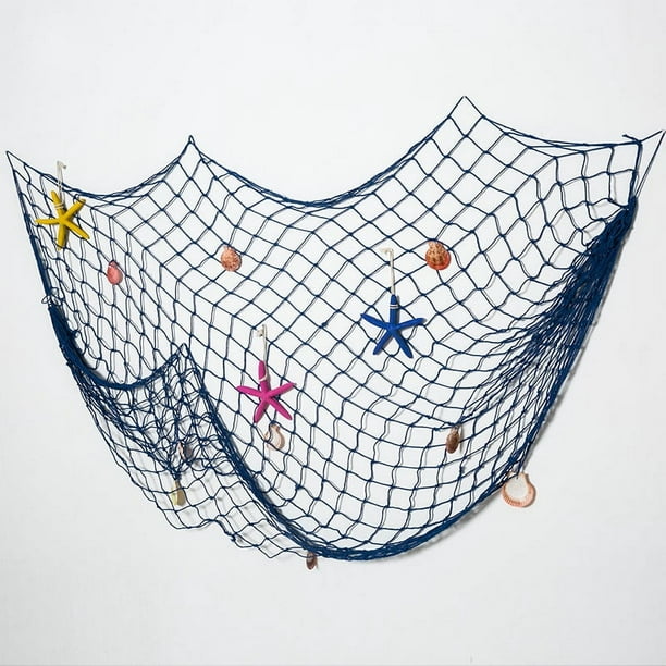 Decorative fishing net, fishing net decoration, Mediterranean