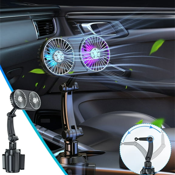 XGFHYJEH Car Fan, Fan for Car, Portable Fan for Car, Car Fan for Dashboard, Usb Fan for Car, Car Fans that Blow Cold Air, Car Fans for Cooling inside a Car