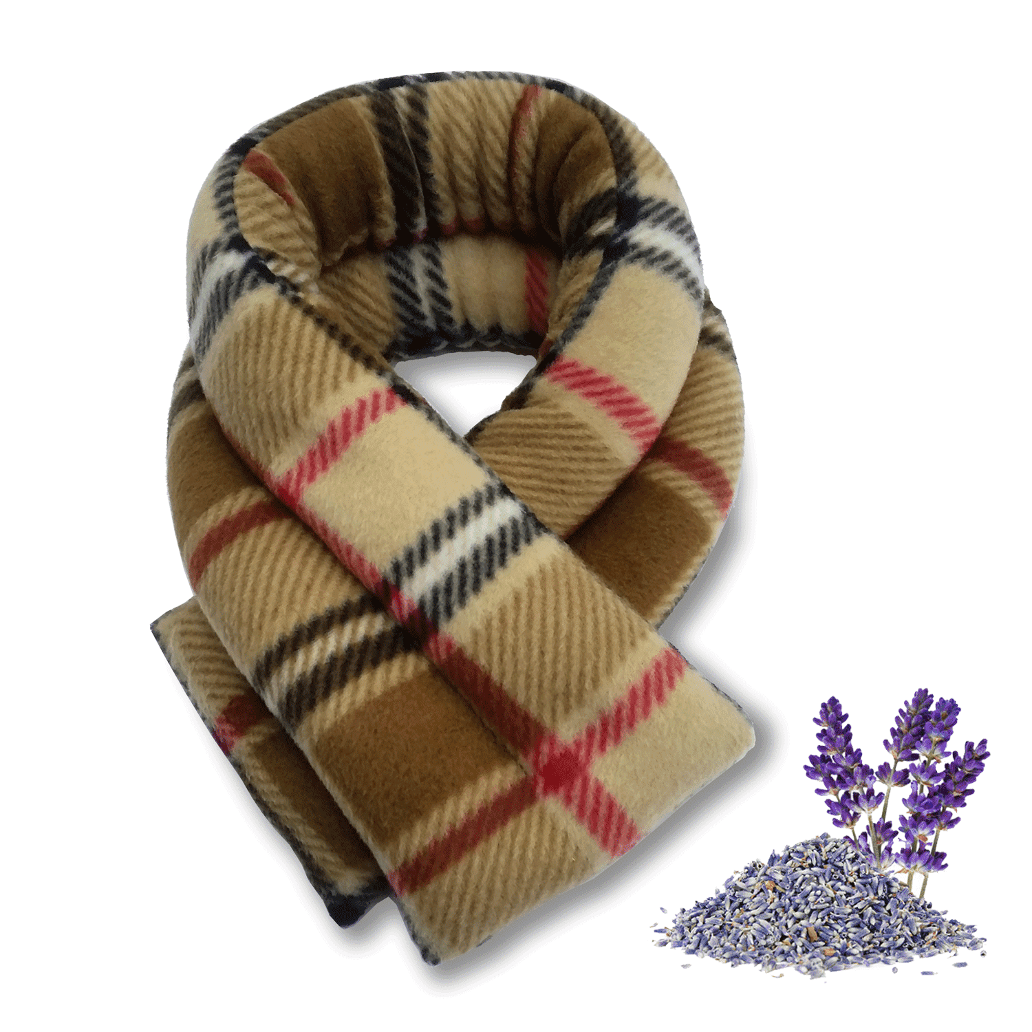 microwavable lavender neck wrap