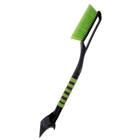 27" 2-in-1 Ice Scraper & Snow Brush For Car Truck SUV Windshield Remover Scraper(1Pack,Green)