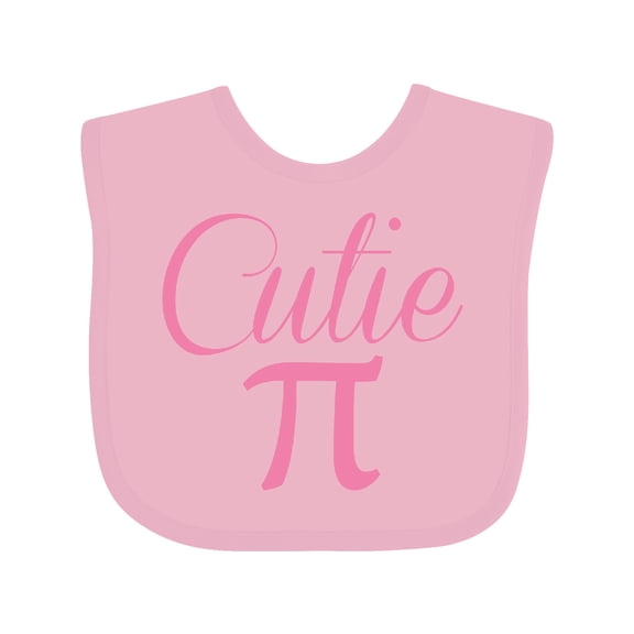 Inktastic Cutie Pie Pink Boys or Girls Baby Bib