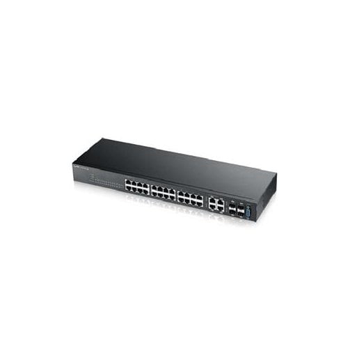 Zyxel 24-port Gbe L2 Switch 24 Ports Manageable 28 X Rj-45 4 X Expansion Slots 10 100 1000base-t, 1000base-x Desktop... by ZyXEL