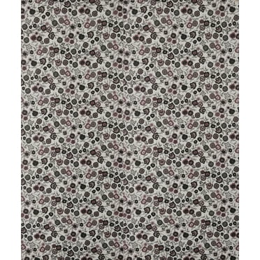 Dundee Deco Peel and Stick Self Adhesive Wallpaper - Floral Printed Black, Red Stylized Flowers, 18 ft x 18 in