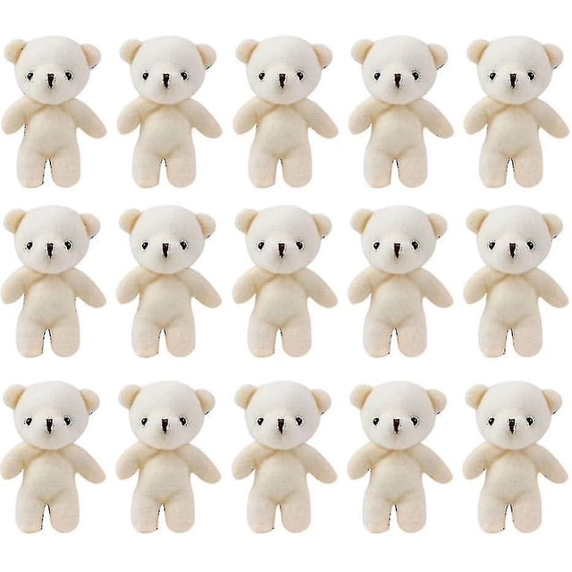 18 ositos de peluche, peluches pequeños y suaves, para hacer tú mismo, regalos de San Valentín, cumpleaños, bodas y fiestas