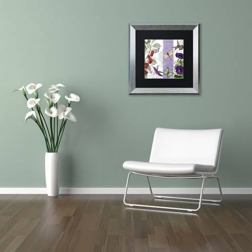 Trademark Fine Art "Cherry Picked I" Canvas Art by Color Bakery Black Matte, Silver Frame