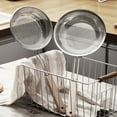 thumbnail image 5 of Fine Mesh Strainer Basket - Stainless Steel Colander with Handle - Flour Sifter for Baking - Kitchen Food Strainer, Fruit, Tea, Rice, Spaghetti, Pasta Strainer, 5 of 5