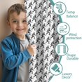 thumbnail image 3 of Blackout Kids Curtains,Black Bigfoot Pattern Childrens Insulated Curtains Set Of 2,Bedroom Essentials,Toddler Room Decor 42x54in(106x137cm), 3 of 5