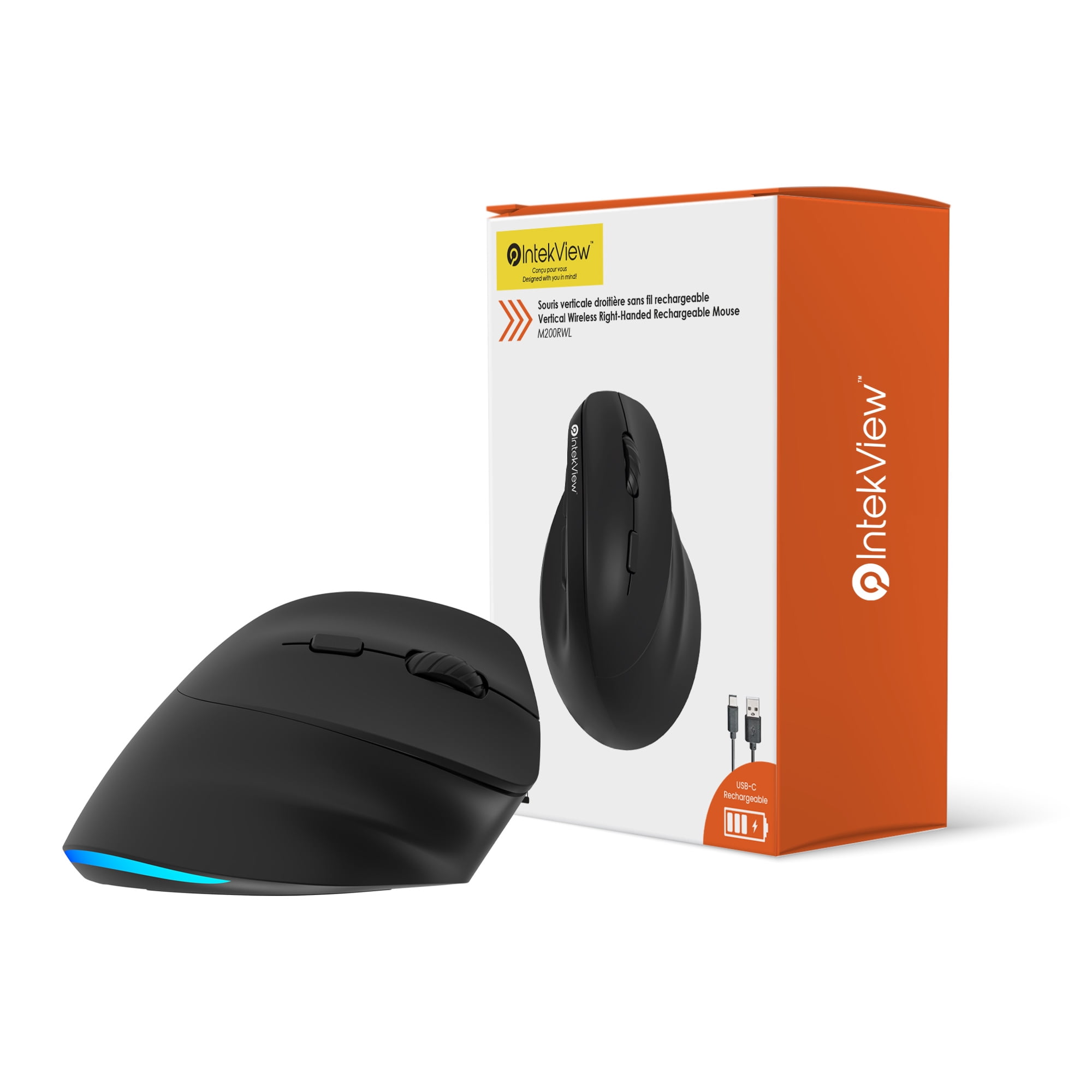 IntekView Vertical Mouse Intekview Bt + 2.4G Wireless