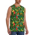 thumbnail image 2 of Kdxio Cute Christmas Stocking Bear for Men's Muscle T-shirt,Sleeveless for Workout Running Athletic Gym Lounge Casual, 2 of 5