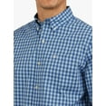 thumbnail image 2 of Chaps Men's and Big Men's Long Sleeve Classic Fit CVC Woven Shirt, Sizes S-3XL, 2 of 7