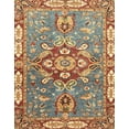 thumbnail image 1 of Ahgly Company Machine Washable Indoor Rectangle Abstract Fall Leaf Brown Green Area Rugs, 2' x 5', 1 of 7