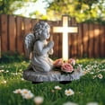 thumbnail image 3 of ABODELINE Garden Decor, Acrylic 2D Stake, Pot Plants Garden Yard Lawn Outdoor Fairy Statue Ornaments, Fairy Garden Accessories Decoration, 3 of 3