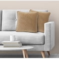 thumbnail image 3 of Better Homes & Gardens Quilted Look Throw Pillows, 19" x 19", 2 Pack, Tan, 3 of 4