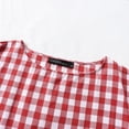 thumbnail image 3 of ZANZEA Womens Tops Shirts Decorative Grid Printed Pockets Casual Blouses, 3 of 6