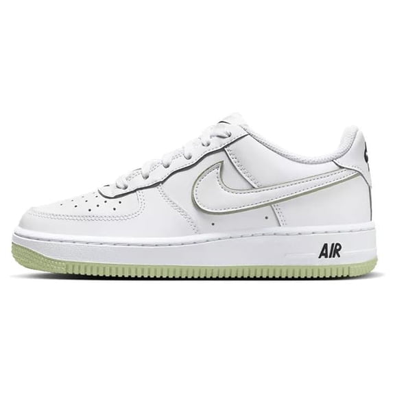 Big Kid's Nike Air Force 1 White/Honeydew-White-Black (CT3839 108) - 4.5