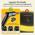 thumbnail image 2 of Steam Cleaner 15s Heat-Up 1.6L Tank 3-Level Adjustable Handle 2500W Steamer for Cleaning Portable Cleaning with 16PCS Accessories Steam Cleaner Home Car Dirt Grease Grout Tile Couch, 2 of 4