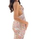 thumbnail image 4 of VISgogo Vestido de mujer, correa de espagueti, sin mangas, sin espalda, ajustado, estampado floral, vestidos largos VISgogo  moda, 4 of 5