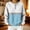 Light Blue, variant on Molidfa Women’s Oversized Henley Sport Colorblock Long Sleeve Sweatshirt