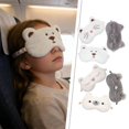 thumbnail image 2 of Soft Plush Sleep Mask Toy Cute Cartoon Design For Kids Bedtime Companion And Photo Prop, 2 of 8