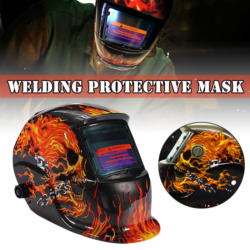 Solar Powered Auto Darkening Welding Helmets Glass Welding Mask MIG MMA TIG New 