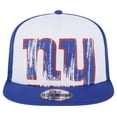 thumbnail image 2 of Youth New Era White/Royal New York Giants Distressed 9FIFTY A-Frame Snapback Hat, 2 of 5
