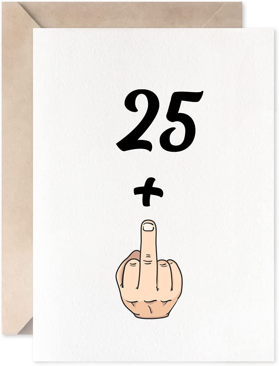 Funny 26Th Birthday Card, 25+1 Women Or Men Sweet 26 Years Old Birthday Gift Joke Card Funny 26Th Birthday Card, 25+1 Women Or Men Sweet 26 Years Old Birthday Gift Joke Card