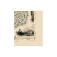 thumbnail image 2 of Historic Map - Ireland - Tallis 1851 - Vintage Wall Art, 2 of 4