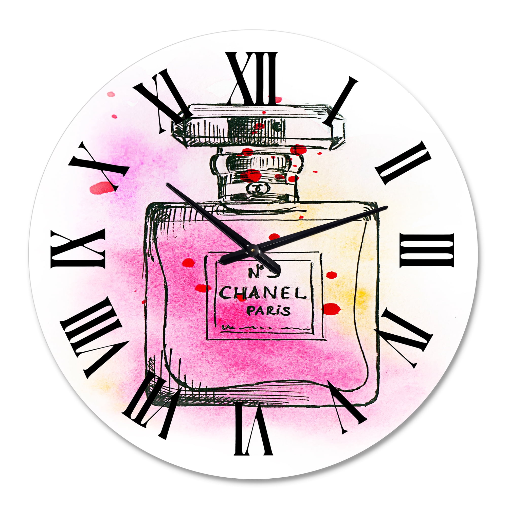 Designart 1 in Quartz French/Country Wall Clock