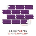 thumbnail image 6 of 12Sheets Self Adhesive Purple Marbling Tiles Stickers 4.72 x 9.68inch Waterproof Peel and Stick Backsplash Wall Decals Mosaic Brick DIY Decor, 6 of 8