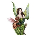 thumbnail image 5 of Princess Of The Forest Tribal Fairy With Red Dragon Pixie Wyrmling Statue, 5 of 8