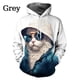 thumbnail image 3 of Sudadera con capucha con diseño de gato genial, ropa para hombre, sudadera con capucha divertida con estampado 3D para niños y mujeres, sudadera con capucha estilo Harajuku Y2K, 3 of 5