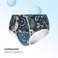thumbnail image 3 of Pofeuu Retro Forest Animals Print Boy's Briefs Toddler Boys' Underwear, Organic Cotton, Comfort Briefs-Small, 3 of 7