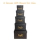 thumbnail image 3 of Cajas de regalo CHARMGIFTBOX, paquete de 5 unidades, negras, con cinta, 3 of 6