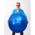 thumbnail image 3 of Pelota de Masaje Penepico Hinchable Azul Grande con Picos Táctiles para Niños, 3 of 9