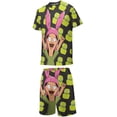 thumbnail image 2 of Boys Bob's Burgers Short Sleeve Mesh T-Shirt And Shorts Outfit Set Summer Clothes Set for Kids, 2 of 7