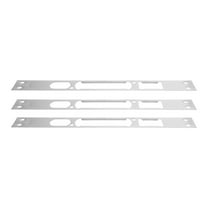 LEORX 3Pcs Stainless Steel Door Lock Backplates for Antitheft Door Protection