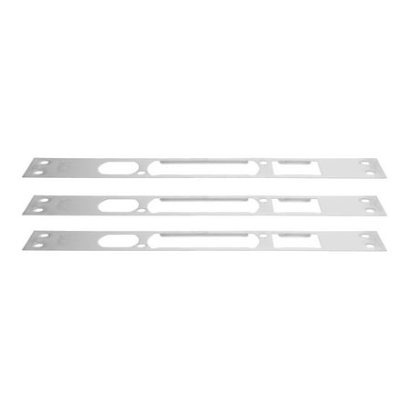 LEORX 3Pcs Stainless Steel Door Lock Backplates for Antitheft Door Protection