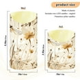 thumbnail image 4 of Dragonflies and Flowers Flameless Candles 2 PCS with Remote Realistic Moving Flame LED Tapered Pillar Set for Home Decor, 4 of 7