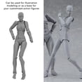 thumbnail image 4 of Drawing Figure Model,Small Scale Human Body Model Artist Draw Mannequin Painting Model Mannequin Jointed Doll Figure Models Sketching Figure Model, 4 of 8
