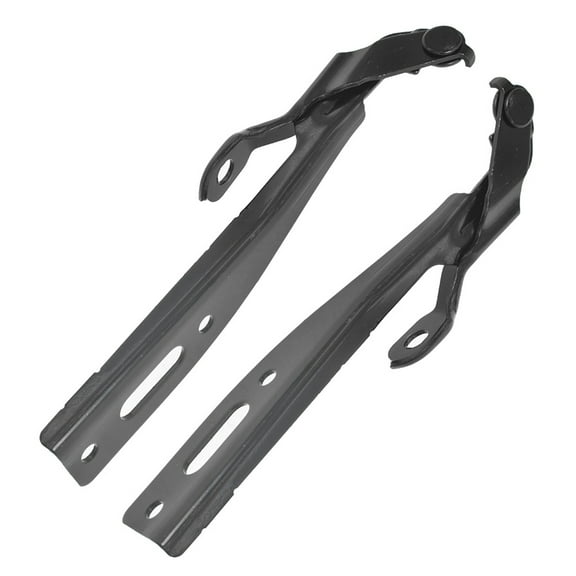 2 Pcs Black Iron Driver and Passenger Side Coupe Hood Hinges Replacement for 2014-2017 Accord HO1236134 HO1236133