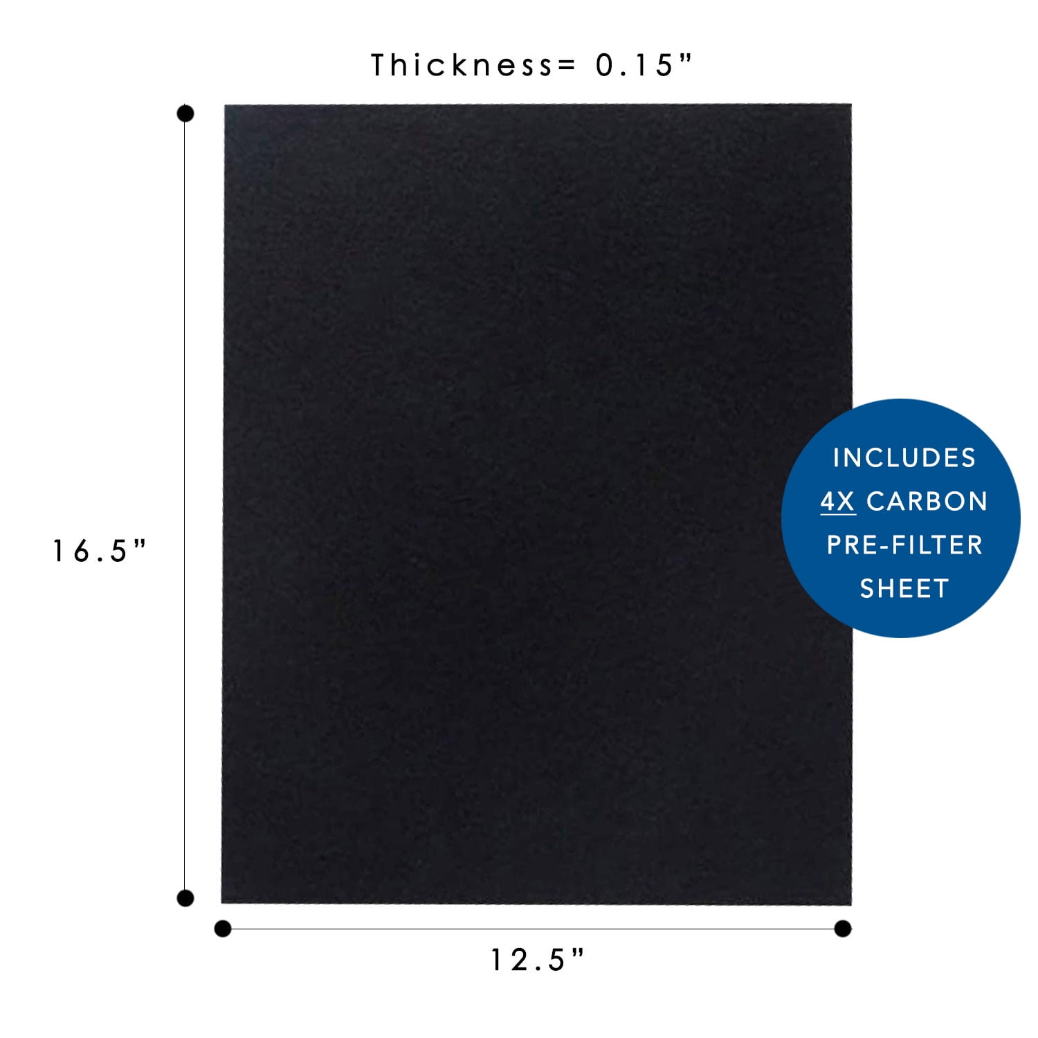 HEPA Filter for Winix 115115 Replacement Filter A for C535, 5300-2, 6300-2,P300, 5300 and 5500 (2 Set)
