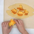 thumbnail image 4 of Moldes para hornear, molde para pastel de Halloween, 4 piezas, herramienta para hornear bollos con relieve para cortar, bricolaje, primavera, Halloween, un molde con relieve, 4 of 9